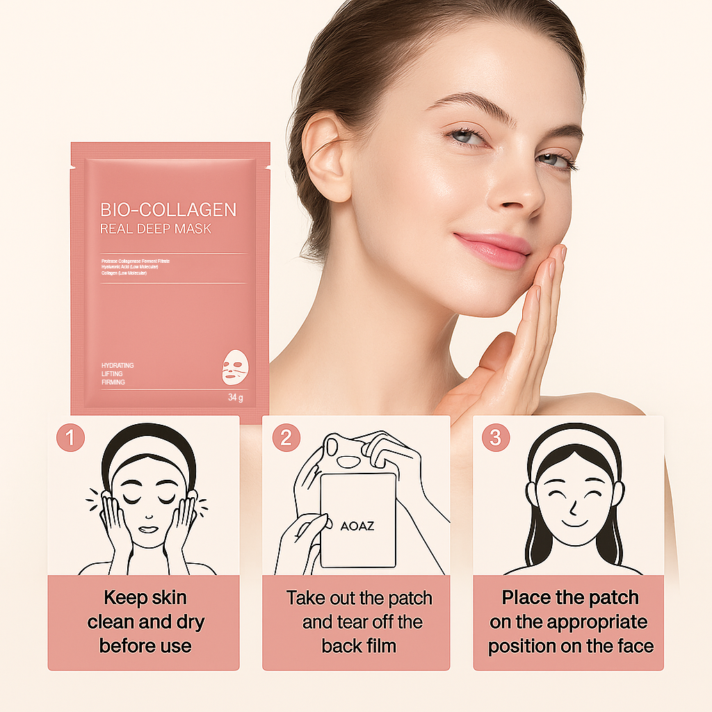 Bio-Collagen Hydrating Mask (4pcs)