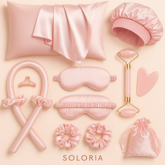 Soloria Satin Sleep & Beauty Set (12pcs)